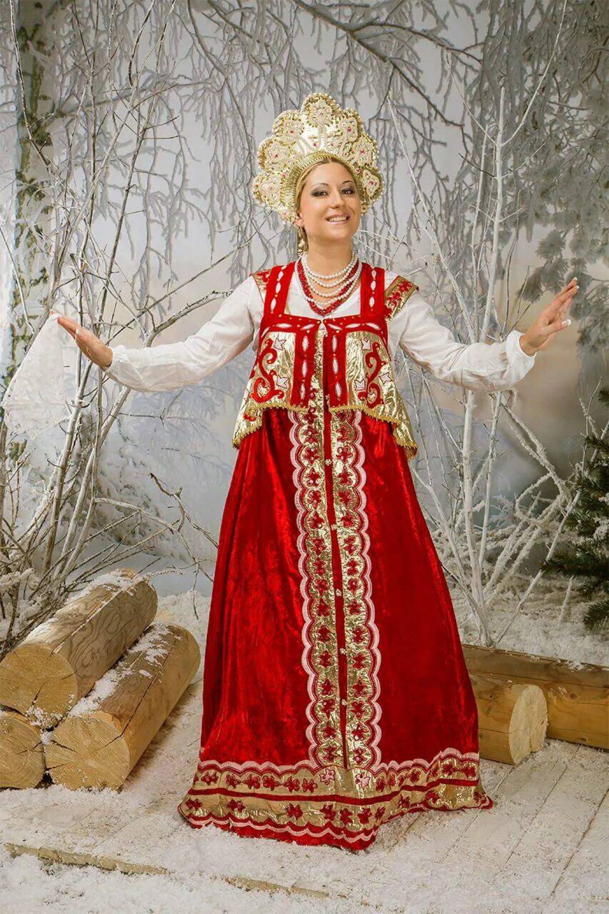 Girls in Slavic costumes in Erbil