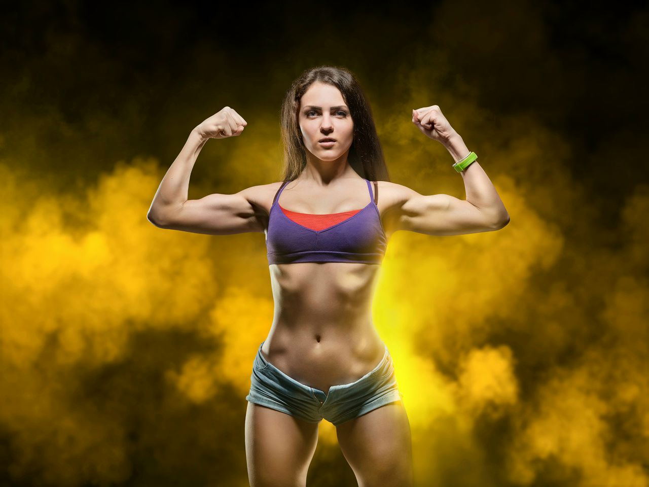 Athletic girls in Erbil